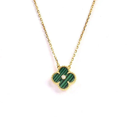 Miro CLOVER 15MM DIAMOND TURQUOISE NECKLACE