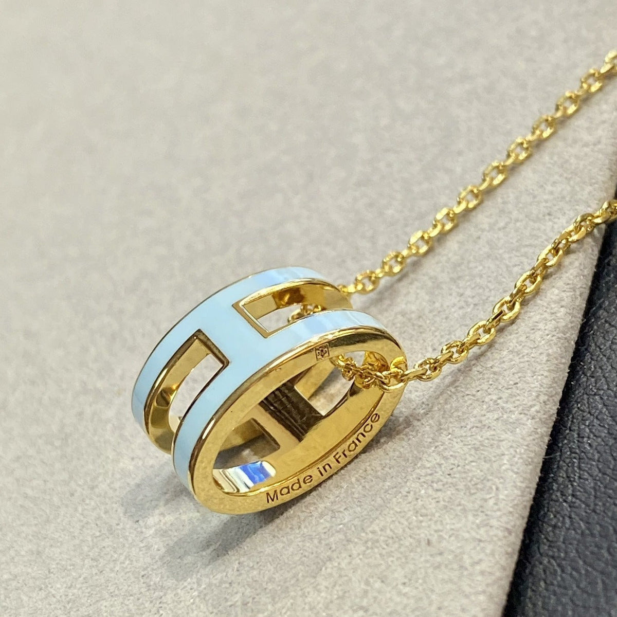Miro POP H LIGHT BLUE NECKLACE