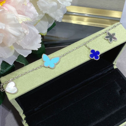 Miro LUCKY SPRING SILVER BRACELET 4 MOTIF