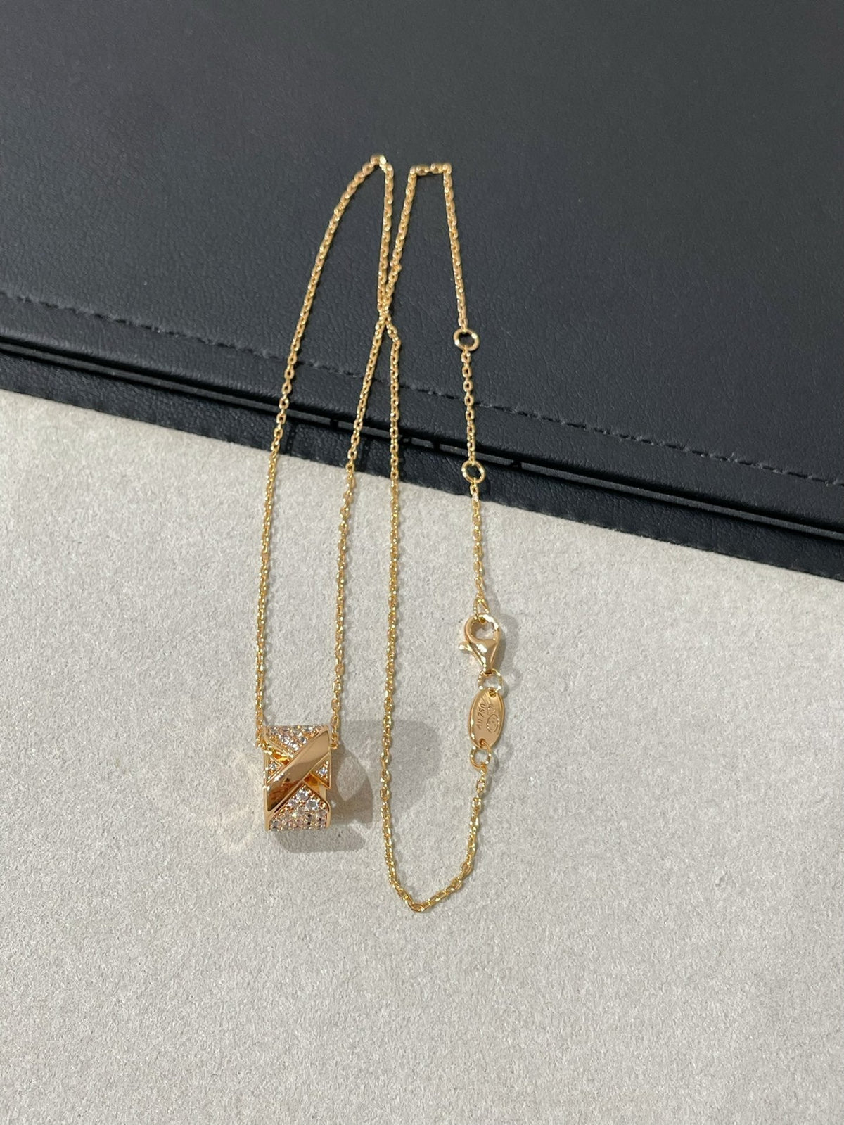 Miro LIENS EVIDENCE DIAMOND PAVED NECKLACE