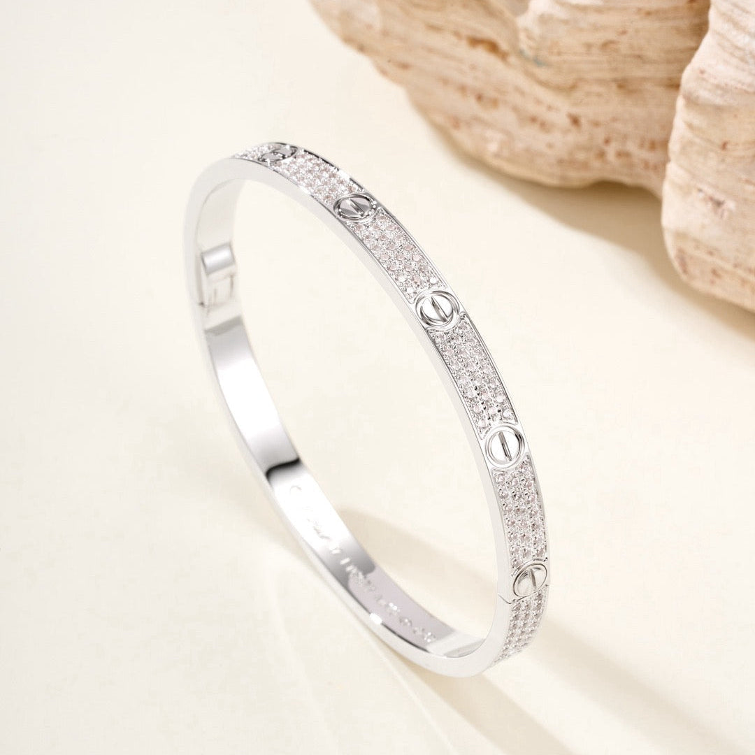Miro LOVEブレスレット 4.8MM ダイヤモンドパヴェ