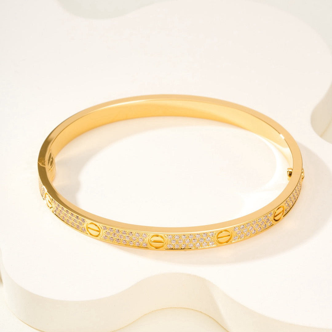 Miro LOVEブレスレット 4.8MM ダイヤモンドパヴェ