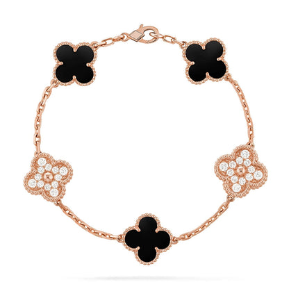 [Miro ]New CLOVER 5 MOTIF ONYXS BRACELET COLLECTION