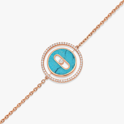 [Miro ]Miro  MOVE TURQUOISE PINK GOLD DIAMOND BRACELET