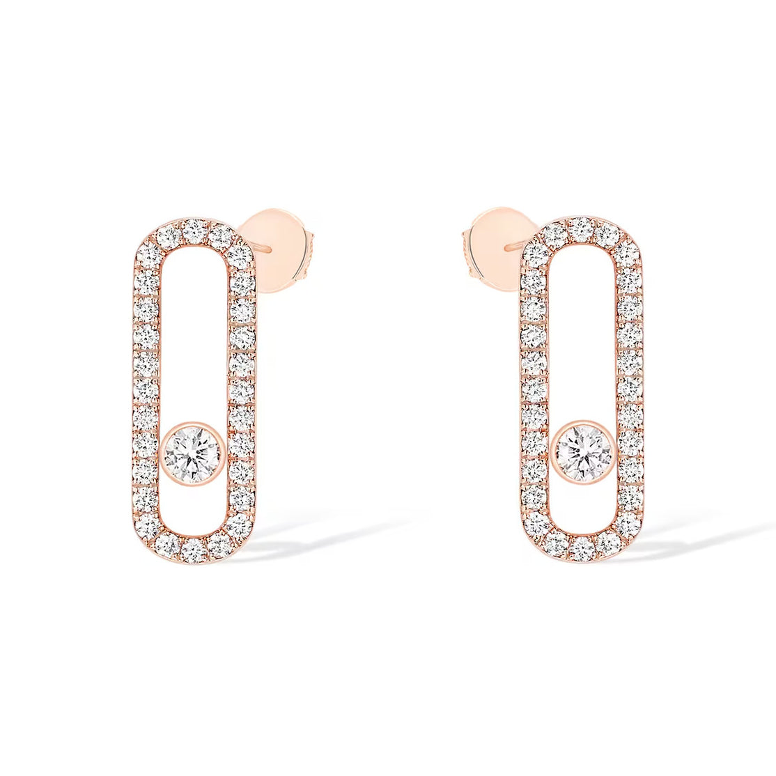 [Miro ]MOVE UNO STUD DIAMOND PAVED EARRINGS