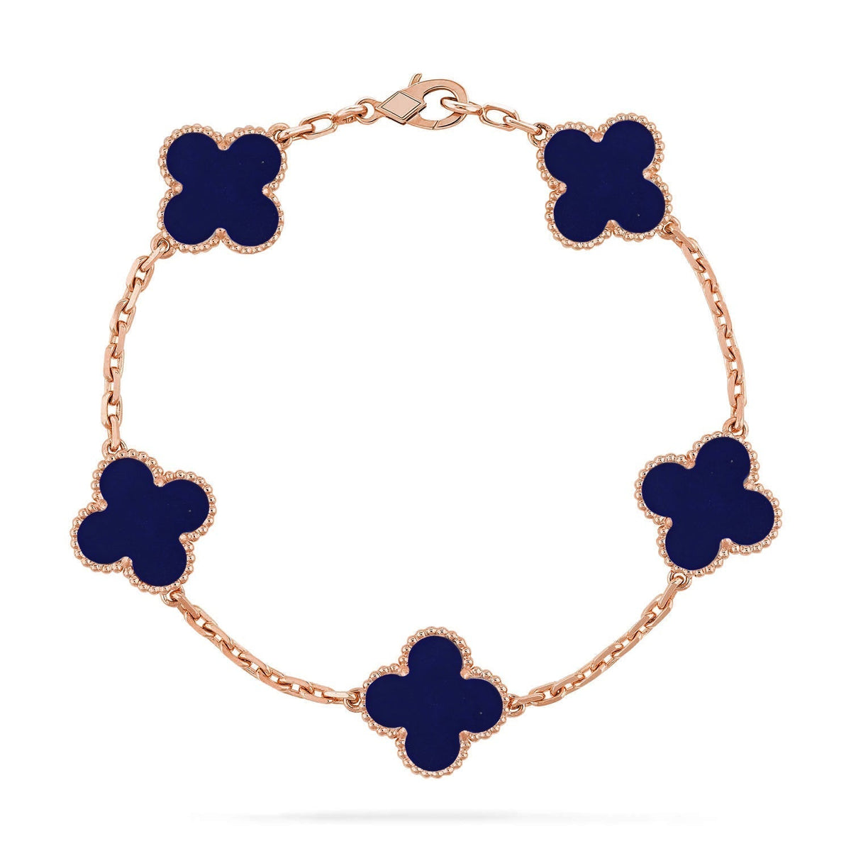 [Miro ]New CLOVER 5 MOTIF LAPIS LAZULI BRACELET COLLECTION