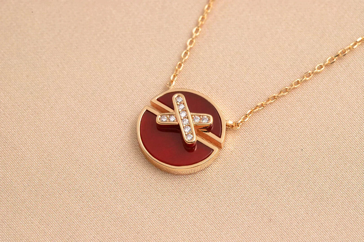 Miro JEUX DE ROSE GOLD DIAMOND NECKLACE