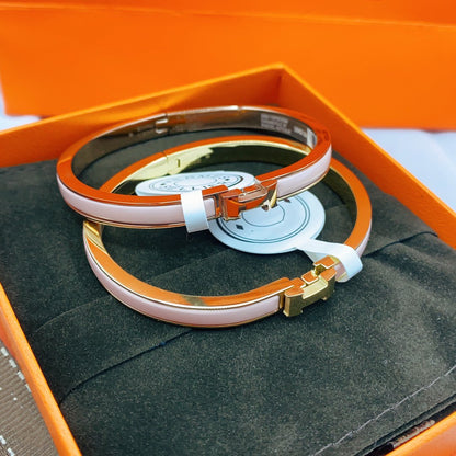 Miro CLASSIC HM CLIC ピンク 8MM エナメルブレスレット