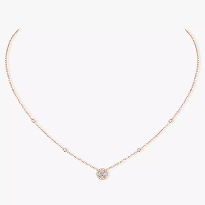 [Miro ]Diamond Necklace 0,20ct Brilliant Shape Joy