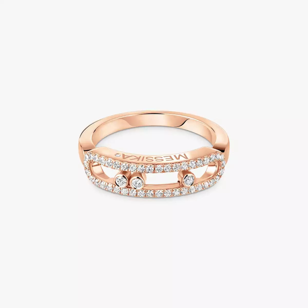 [Miro ] Baby Move Gold Diamond Pave  Ring