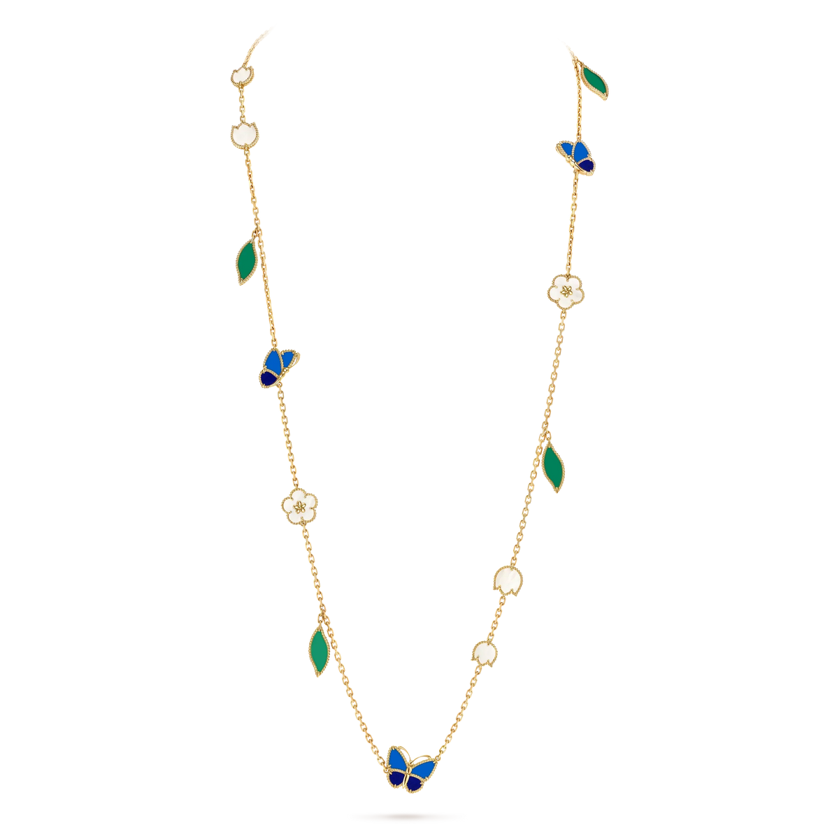 [Miro ] 26 NEW CLOVER 15 MOTIFS LUCKY NECKLACE