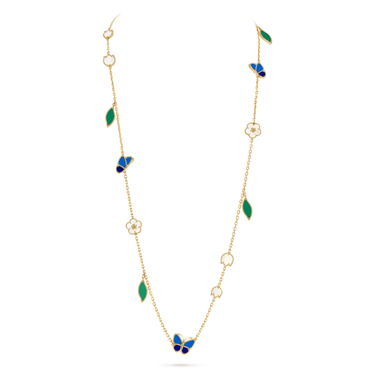[Miro ] 26 NEW CLOVER 15 MOTIFS LUCKY NECKLACE