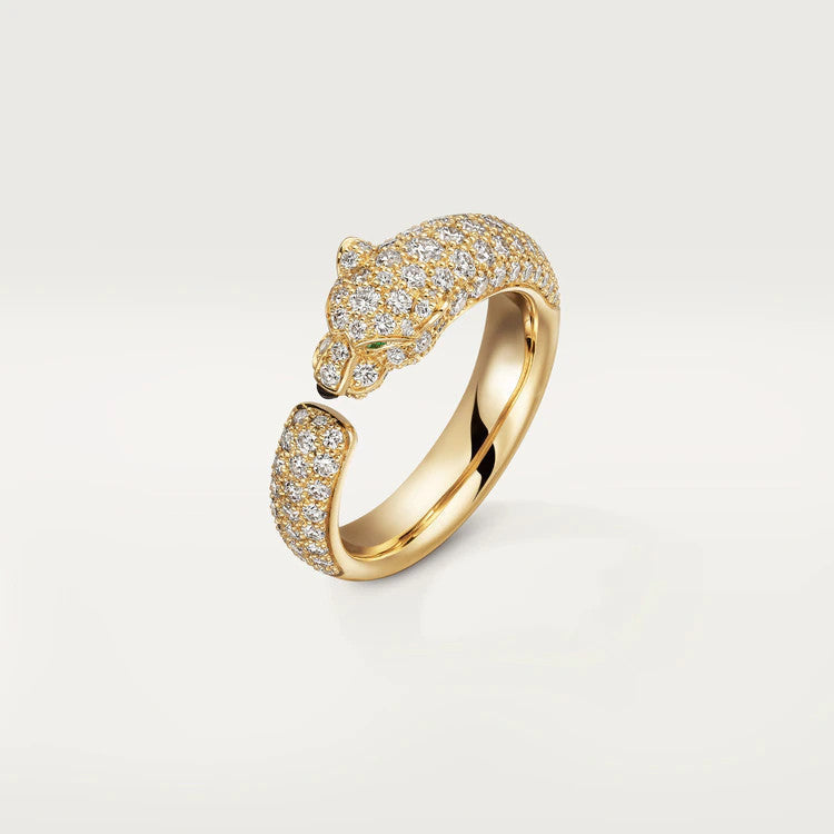 Miro PANTHERE PINK GOLD DIAMOND RING